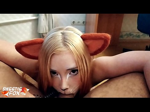❤️ Kitsune ກືນ dick ແລະສ້າງຄວາມຫມັ້ນຢູ່ໃນປາກຂອງນາງ ️❌ ພາບລາມົກທີ່ມີຄຸນນະພາບ ຢູ່ພວກເຮົາ ﹏